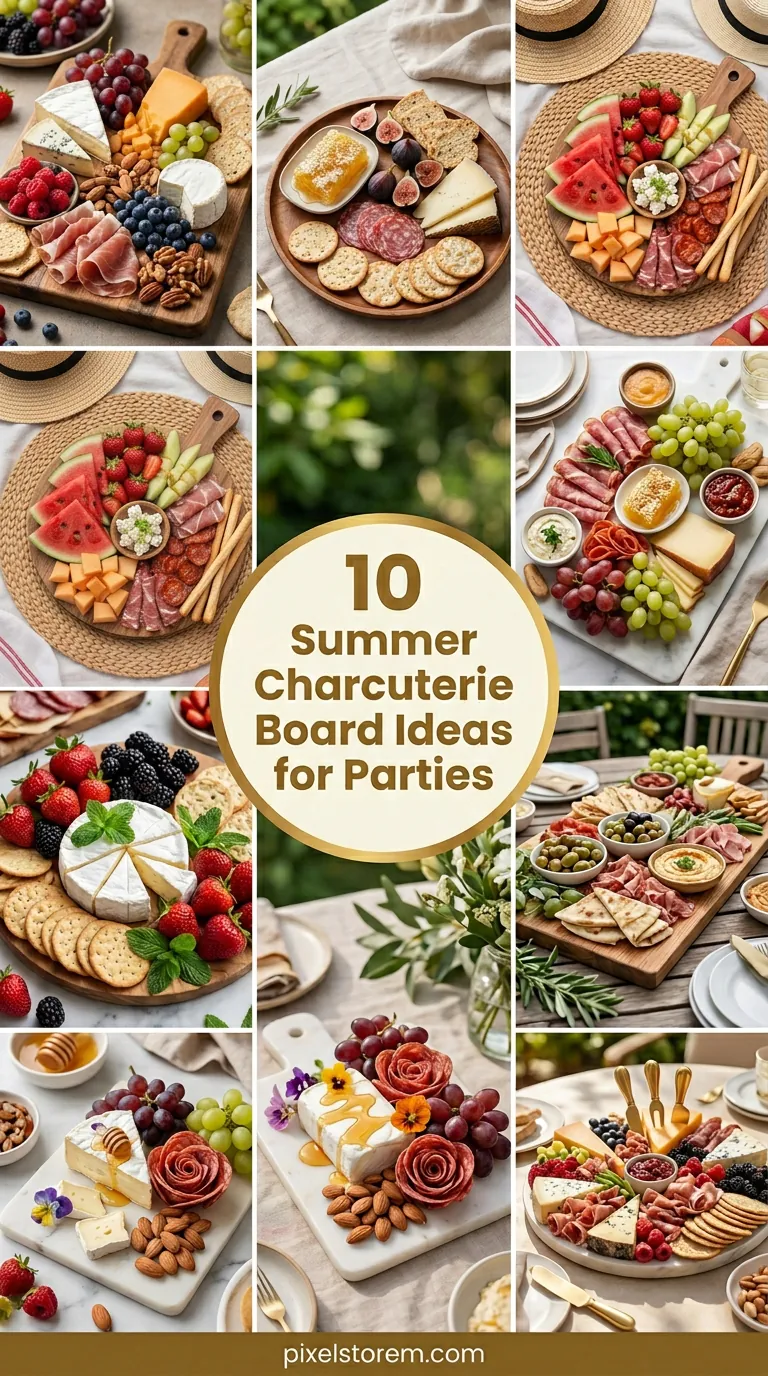 10 Summer Charcuterie Board Ideas for Parties