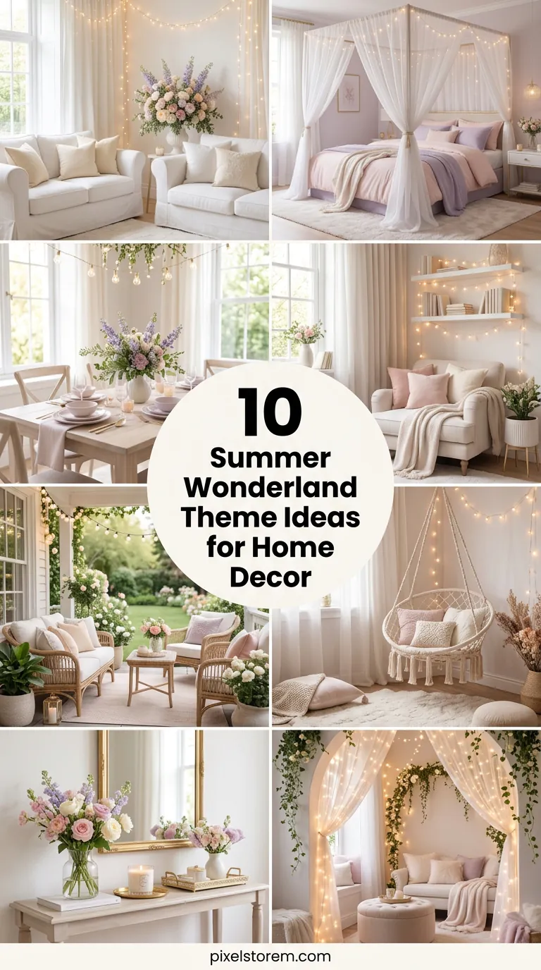 10 Summer Wonderland Theme Ideas for Home Decor