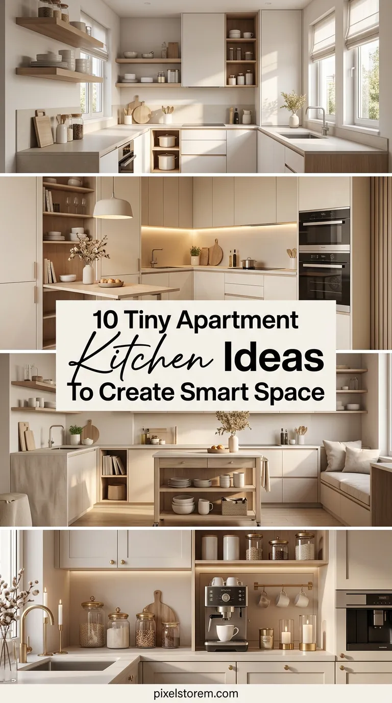 10 Tiny Apartment Kitchen Ideas to Create Smart and Stylish Magic