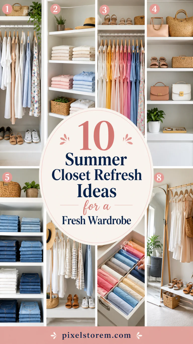 10 Summer Closet Refresh Ideas for a Fresh Wardrobe