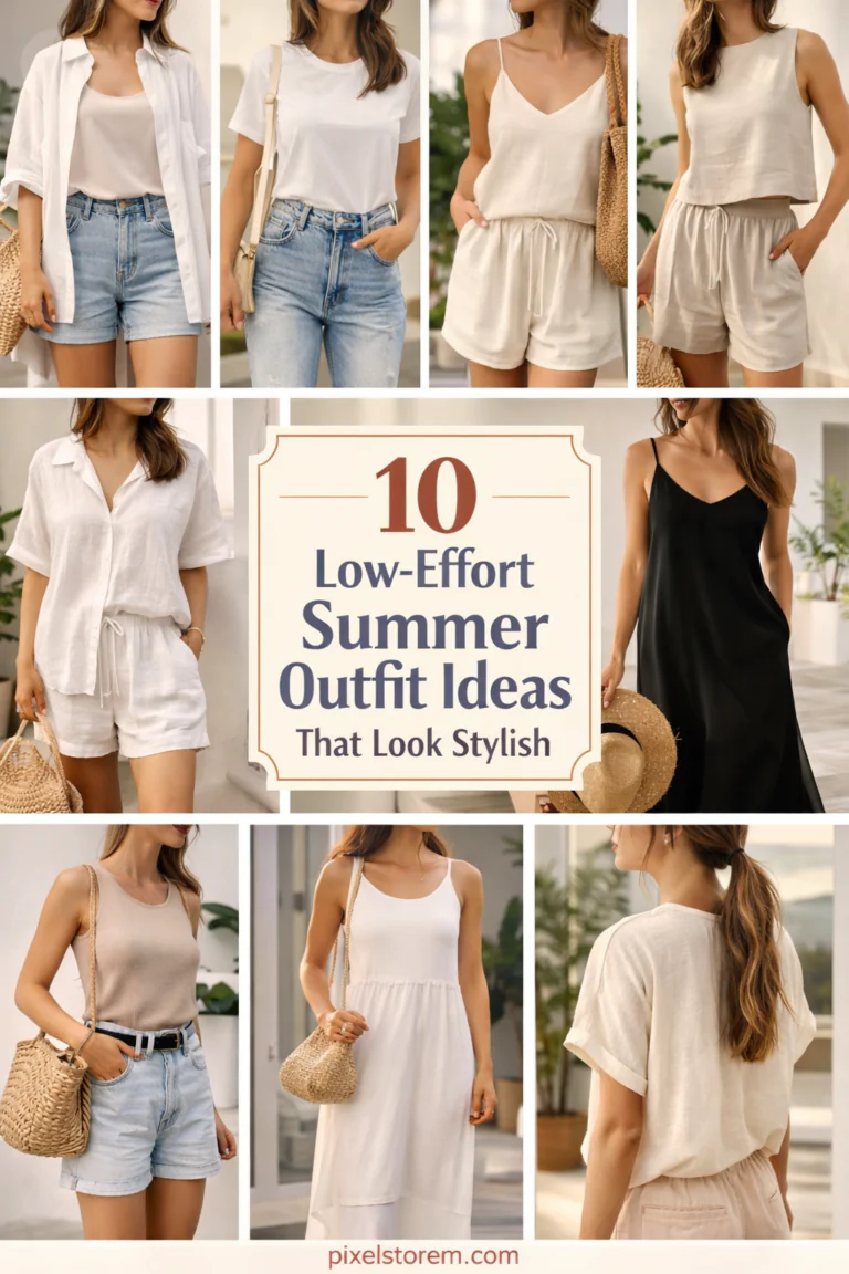 10 Low-Effort Summer Outfit Ideas That Look Stylish