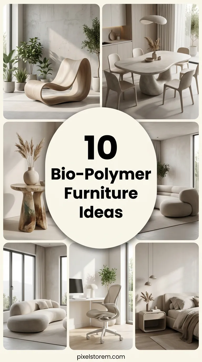 10 Bio-Polymer Furniture Ideas for Modern Summer Homes
