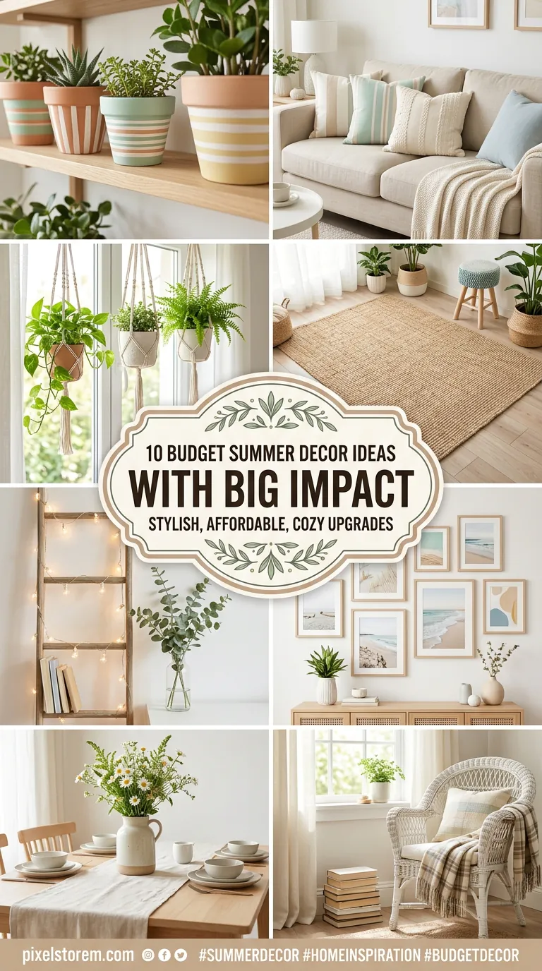 10 Budget Summer Decor Ideas with Big Impact