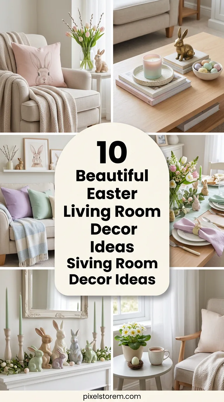 10 Beautiful Easter Living Room Decor Ideas for a Festive Home