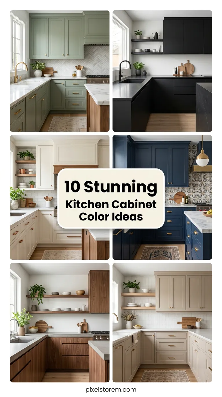 10 Stunning Kitchen Cabinet Color Ideas for a Modern Look