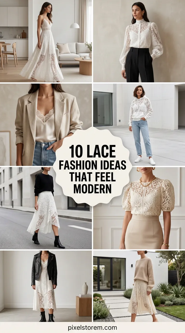 10 Lace Fashion Ideas That Feel Modern