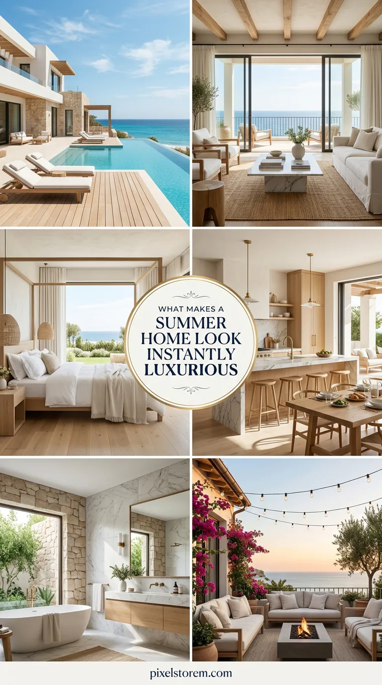 What Makes a Summer Home Look Instantly Luxurious