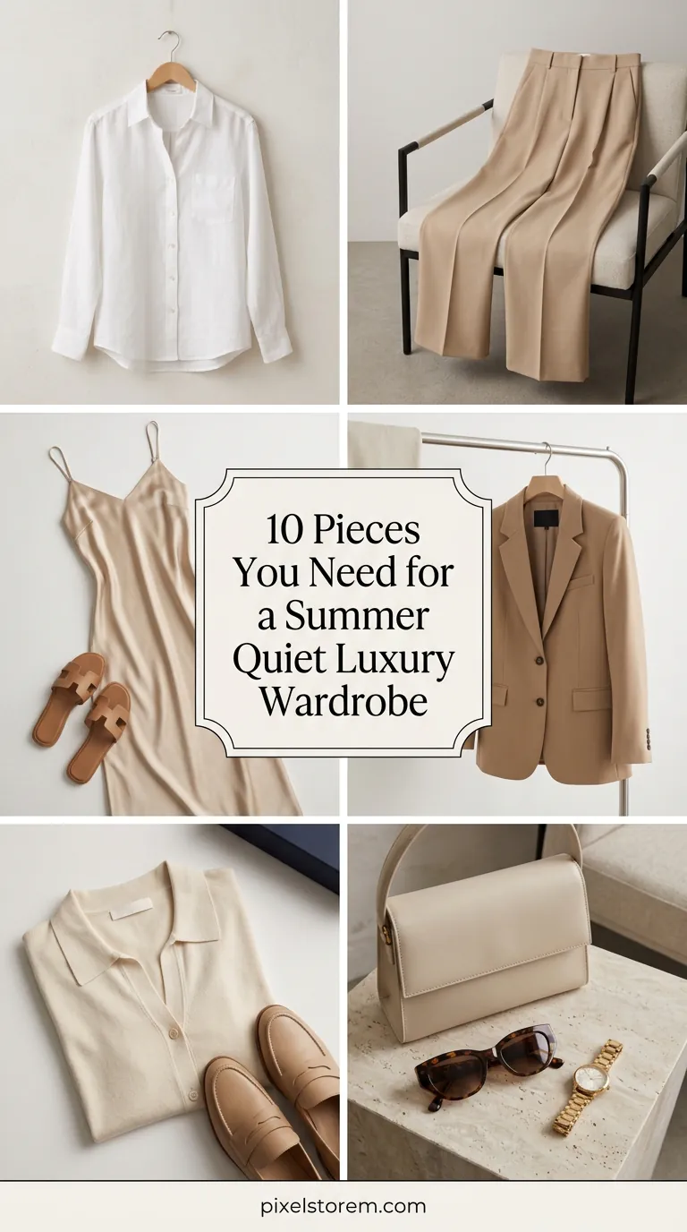 10 Pieces You Need for a Summer Quiet Luxury Wardrobe