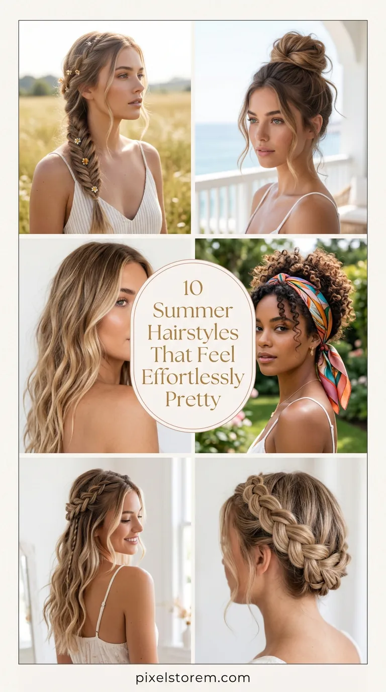 10 Summer Hairstyles That Feel Effortlessly Pretty
