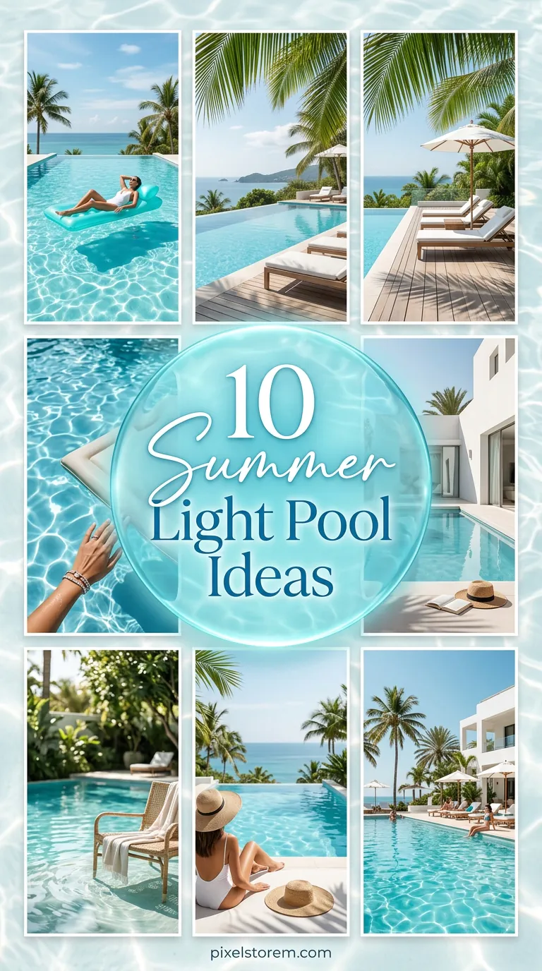 10 Summer Light Pool Ideas That Shape Interiors