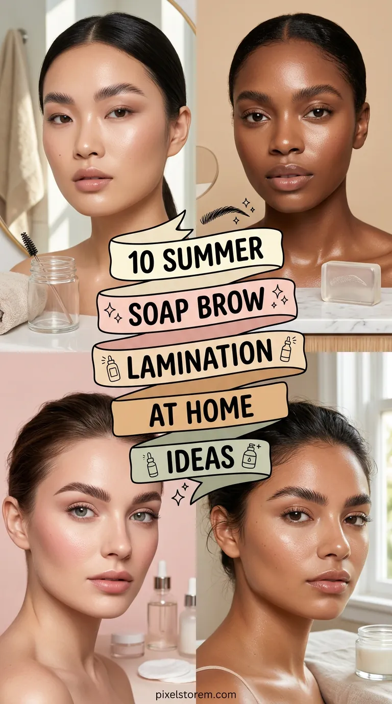 10 Summer Soap Brow Lamination at Home Ideas