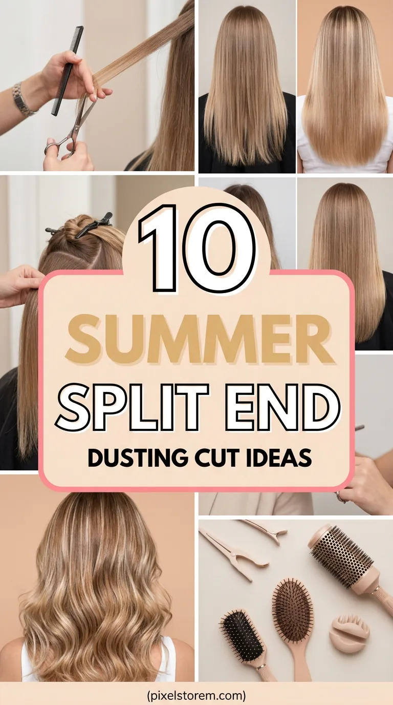 10 Summer Split End Dusting Cut Ideas