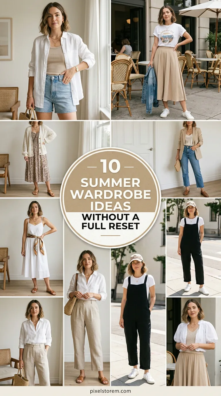 10 Summer Wardrobe Ideas Without a Full Reset